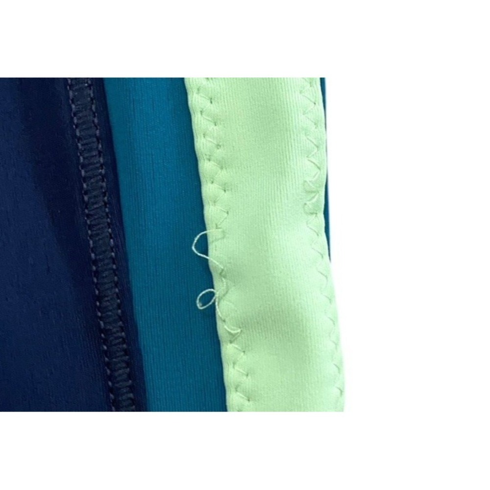 Athleta Womens Leggings Teal Green Navy & Soft Green Size XS Waist Pocket - Picture 9 of 10